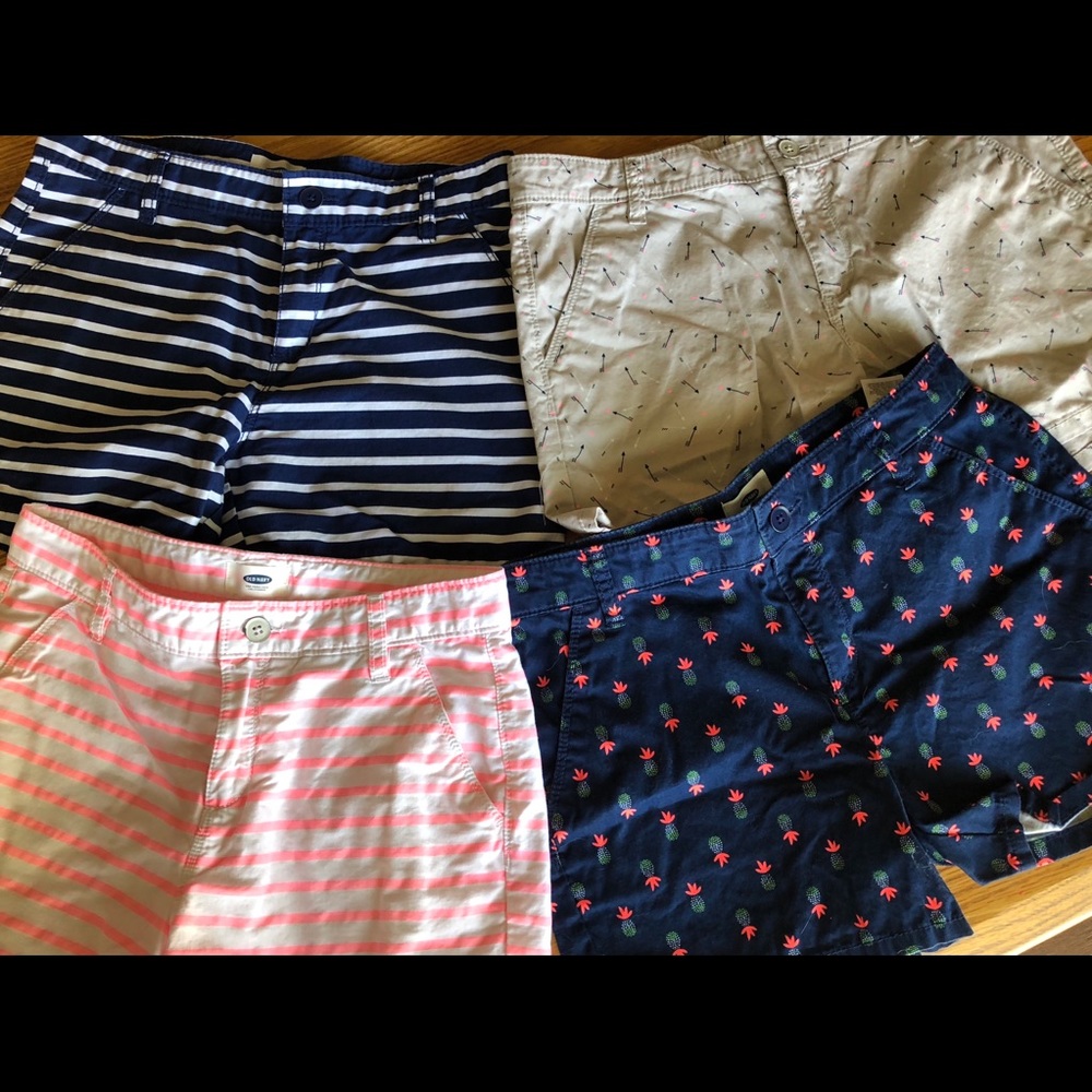 Shorts, Girls, Old Navy Chino Shorts, Lot of 4